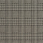 1940 Check & Houndstooth,Plaid Noir Black Charlotte Fabrics