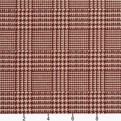 1941 Check & Houndstooth,Plaid Cordovan Red & Burgundy Charlotte Fabrics