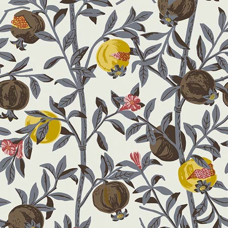 1959 GRANATAPPLE Slate And Ochre Schumacher Wallpaper