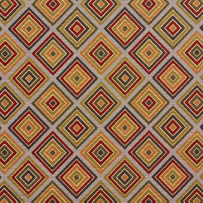 1966 Diamonds Heather Diamond Gold & Yellow Charlotte Fabrics