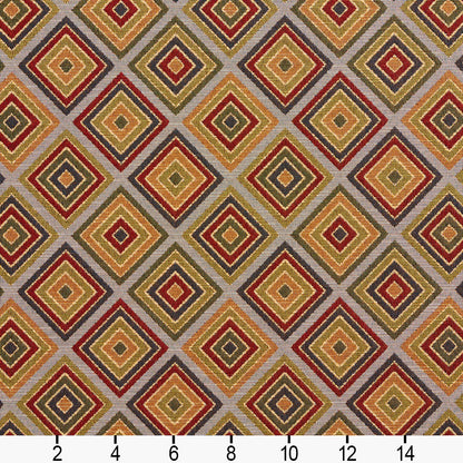 1966 Diamonds Heather Diamond Gold & Yellow Charlotte Fabrics