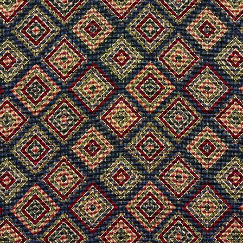 1967 Diamonds Navy Diamond Blue Charlotte Fabrics