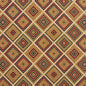 1968 Diamonds Ecru Diamond Gold & Yellow Charlotte Fabrics