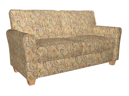 1970 Paisley Heather Paisley Gold & Yellow Charlotte Fabrics