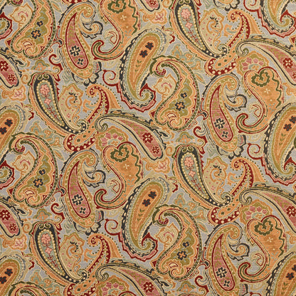 1970 Paisley Heather Paisley Gold & Yellow Charlotte Fabrics