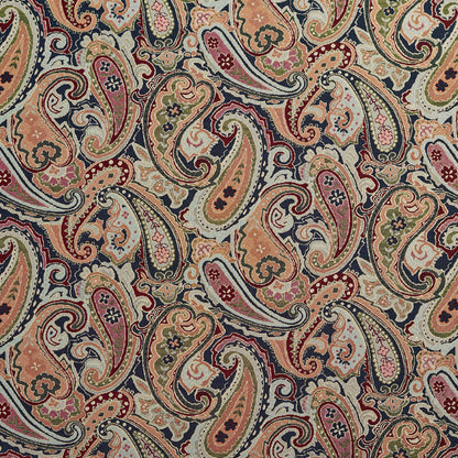 1971 Paisley Navy Paisley Blue Charlotte Fabrics