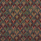 1975 Abstract & Geometric Navy Fan Blue Charlotte Fabrics
