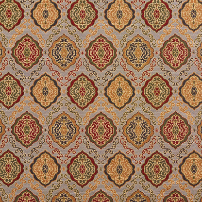 1982 Abstract & Geometric Heather Heirloom Blue,Gold & Yellow,Green,Red & Burgundy Charlotte Fabrics