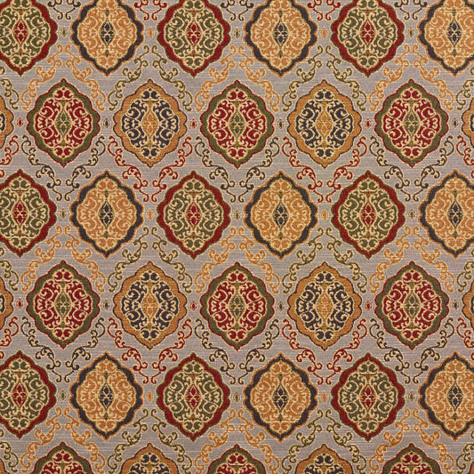 1982 Abstract & Geometric Heather Heirloom Blue,Gold & Yellow,Green,Red & Burgundy Charlotte Fabrics