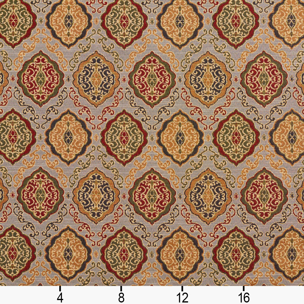 1982 Abstract & Geometric Heather Heirloom Blue,Gold & Yellow,Green,Red & Burgundy Charlotte Fabrics