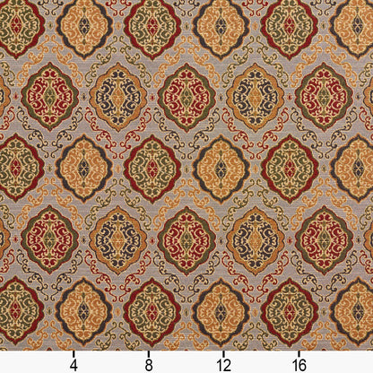1982 Abstract & Geometric Heather Heirloom Blue,Gold & Yellow,Green,Red & Burgundy Charlotte Fabrics