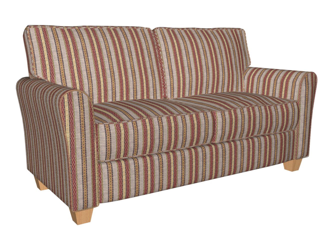 1986 Stripe Heather Stripe Blue,Red & Burgundy Charlotte Fabrics