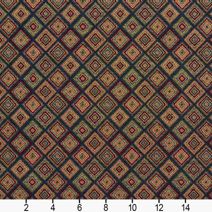 1991 Diamonds,Small Scale Navy Blue Charlotte Fabrics