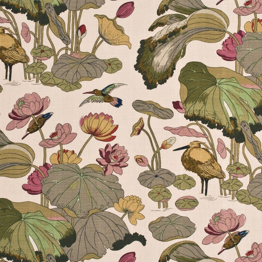 2002172-16 NYMPHEUS PRINT CREAM LEE JOFA Fabrics Drapery Upholstery