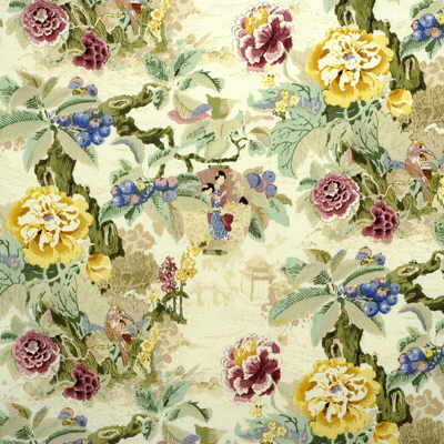 2006101-347 CHINESE LANTERN LEMON LEE JOFA Fabrics Drapery Upholstery