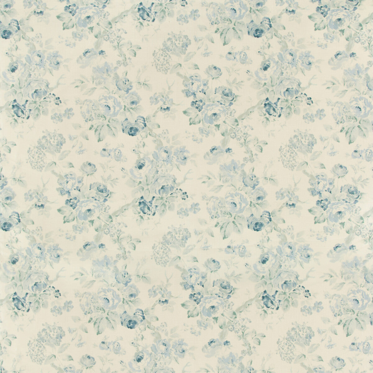 2007157-153 GARDEN ROSES AQUA/BLUE LEE JOFA Fabrics Drapery Upholstery