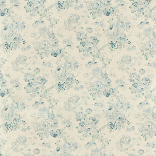 2007157-153 GARDEN ROSES AQUA/BLUE LEE JOFA Fabrics Drapery Upholstery