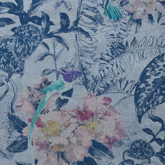 200814403 1838-Wallcoverings WALLPAPER - WP # 03 BLUE DUSK WILLOW