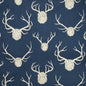 2009143-50 ANTLERS NAVY LEE JOFA Fabrics Drapery Upholstery