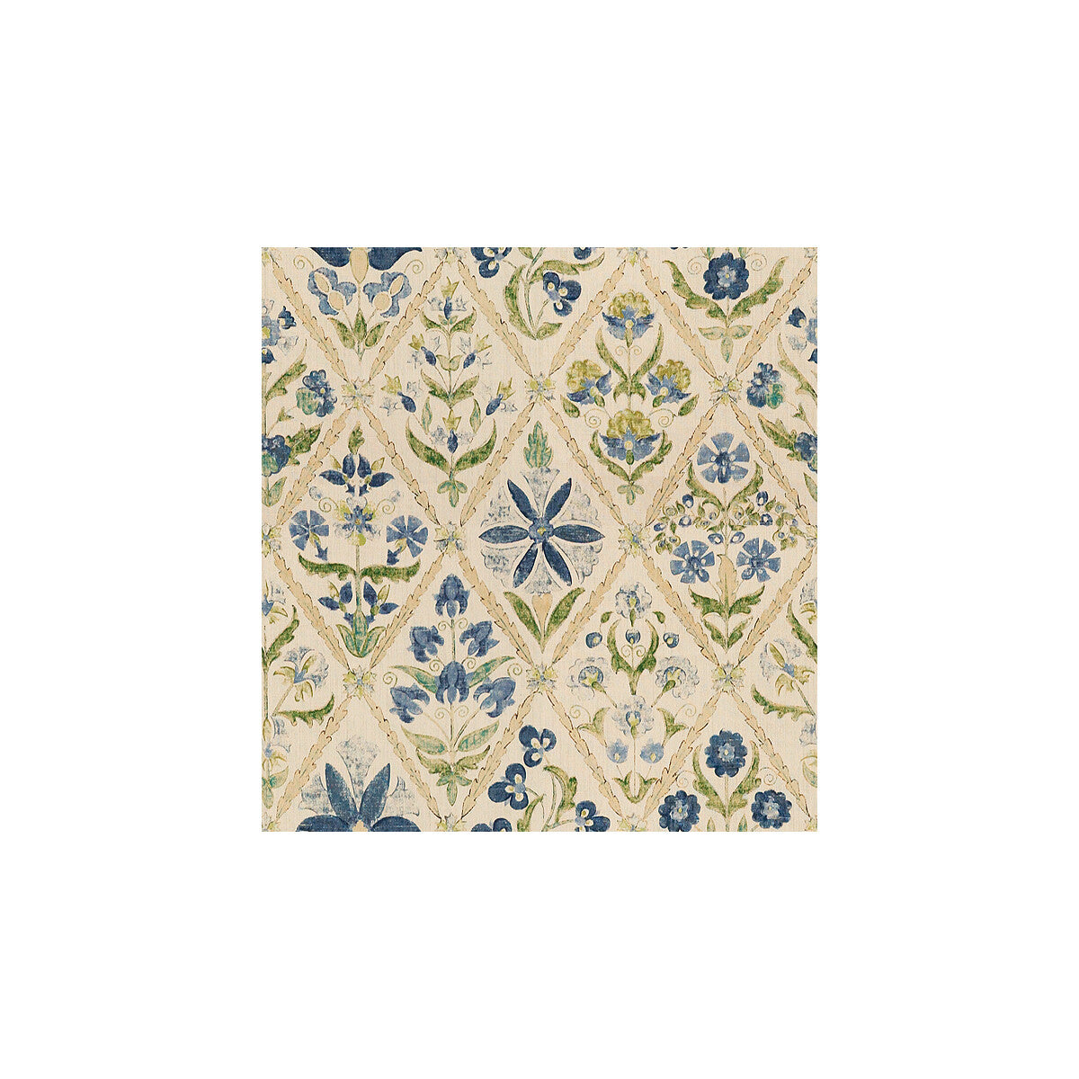 2010120-53 SUSANI TRELLIS BLUE/GREEN LEE JOFA Fabrics Drapery Upholstery