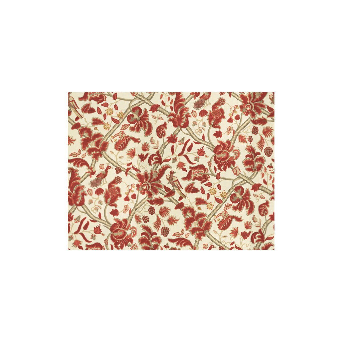 2010125-194 BLOOMSBURY RED/GOLD LEE JOFA Fabrics Drapery Upholstery