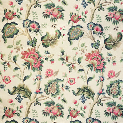 2010151-73 TREYES PRINT PINK/GREEN LEE JOFA Fabrics Drapery Upholstery