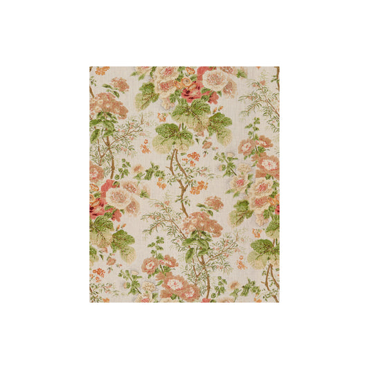 2011118-73 HOLLYHOCK HDB CORAL/APPLE LEE JOFA Fabrics Drapery Upholstery