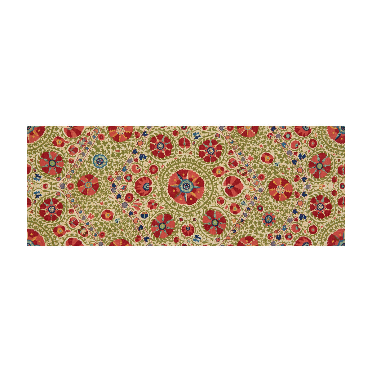 2013142-319 TURKISTAN RED/GREEN LEE JOFA Fabrics Drapery Upholstery
