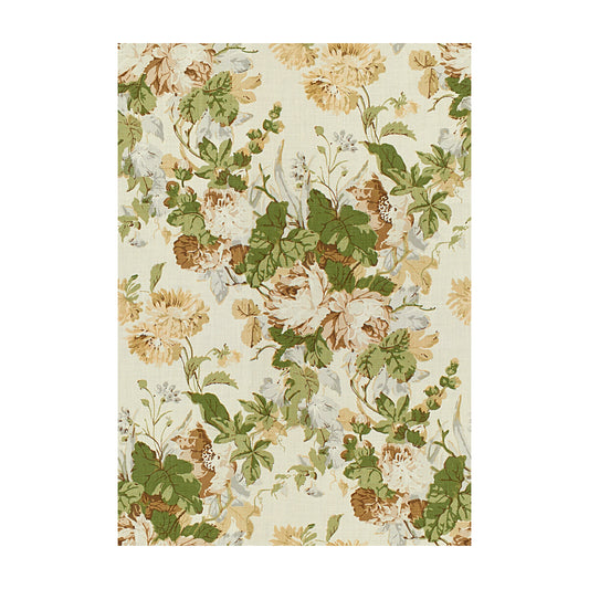 2015136-630 MAISIE LINEN TAN/LEAF LEE JOFA Fabrics Drapery Upholstery