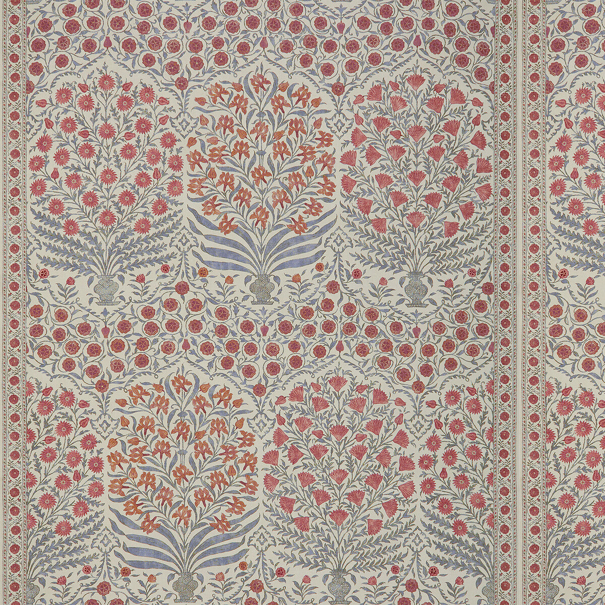 2017108-519 SAMEERA RED/BLUE LEE JOFA Fabrics Drapery Upholstery