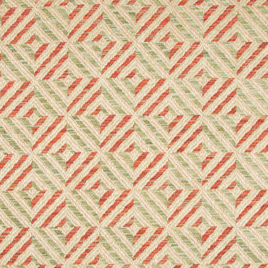 2017130-923 VERBIER DIAMOND JADE/RED LEE JOFA UPHOLSTERY