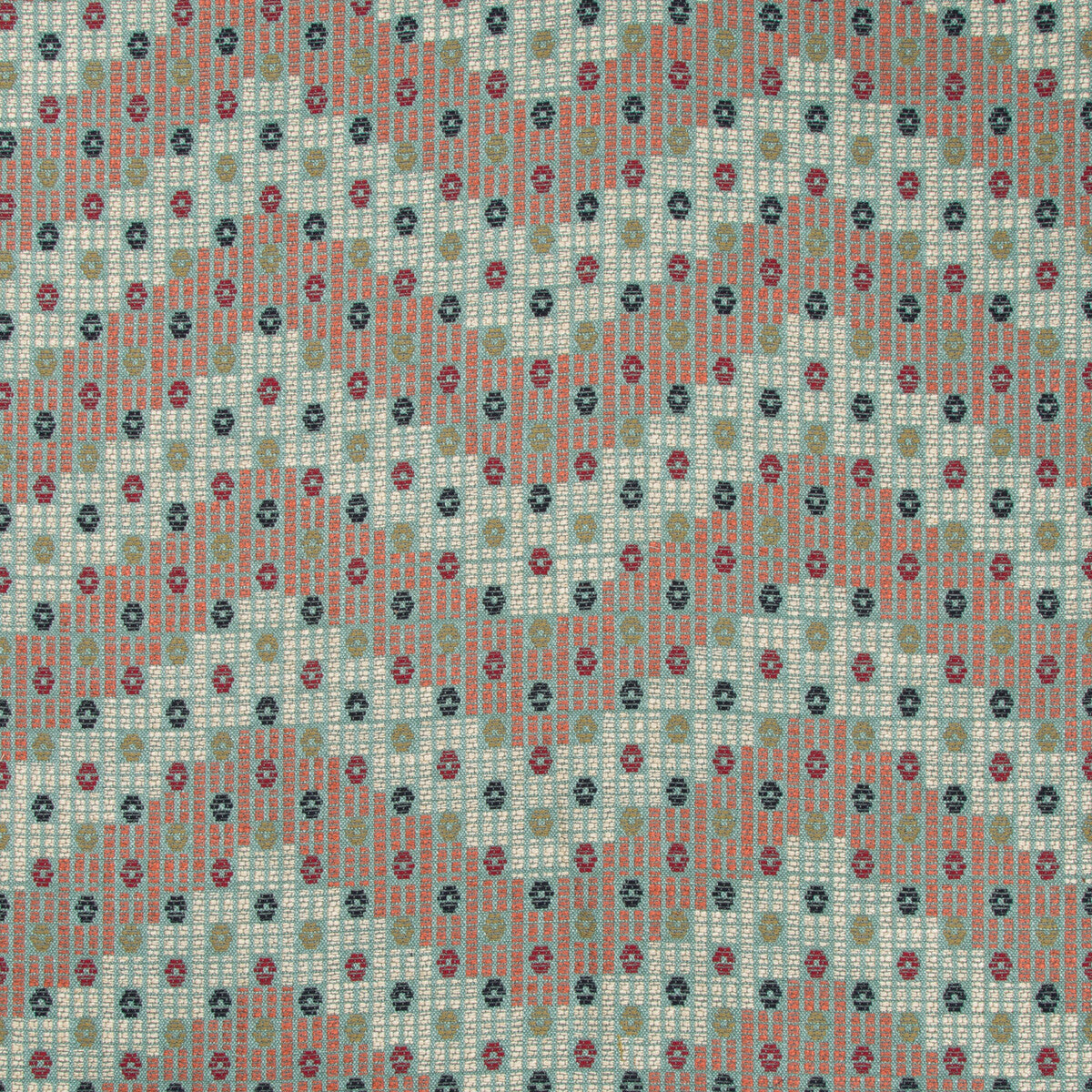 2017145-539 ADDIS ABABA AQUA/MULTI LEE JOFA UPHOLSTERY