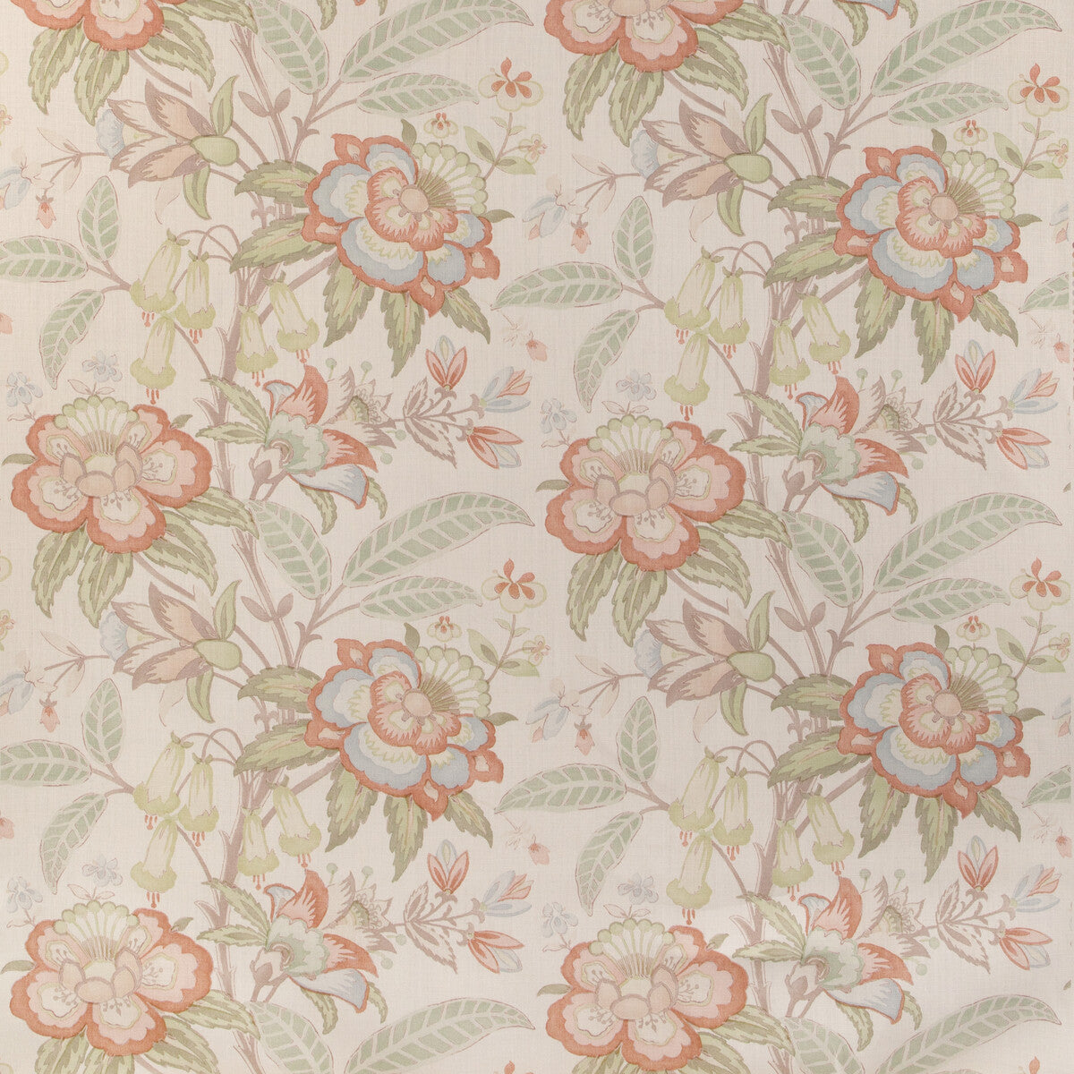 2017164-312 DAVENPORT PRINT CORAL LEE JOFA Fabrics Drapery Upholstery