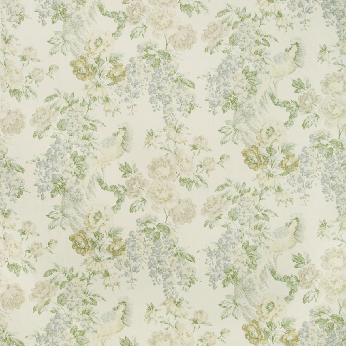 2018139-315 MONTECITO FLORAL SKY/GREEN LEE JOFA Fabrics Drapery Upholstery