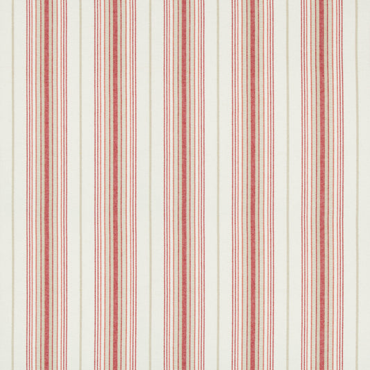 2018147-119 CASSIS STRIPE RED LEE JOFA UPHOLSTERY