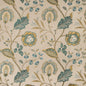 2019100-113 ASTON EMBROIDERY TEAL LEE JOFA Fabrics Drapery Upholstery