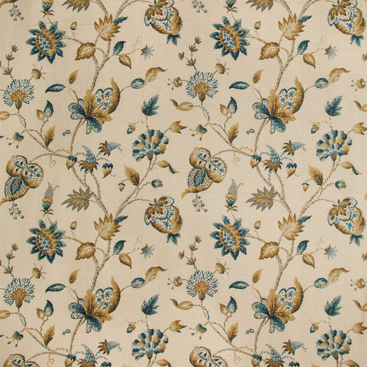 2019105-134 HOLLIN PRINT PEACOCK LEE JOFA Fabrics Drapery Upholstery