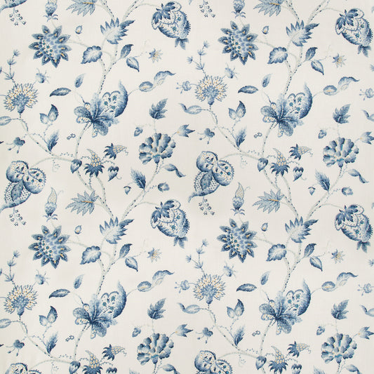 2019105-150 HOLLIN PRINT INDIGO LEE JOFA Fabrics Drapery Upholstery