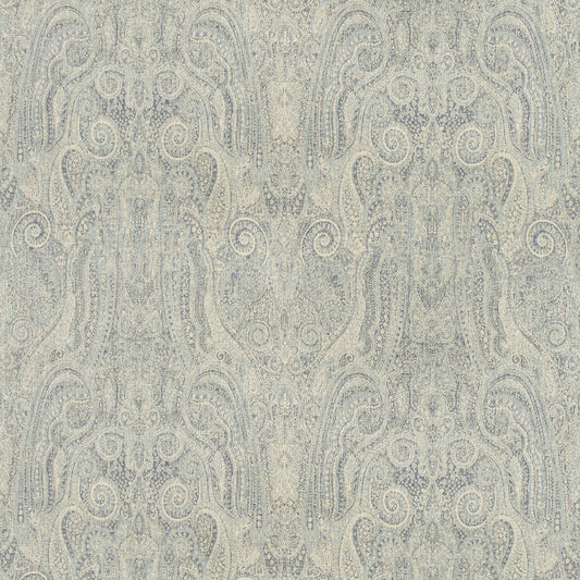 2019112-505 FOXHILL PAISLEY DENIM LEE JOFA UPHOLSTERY