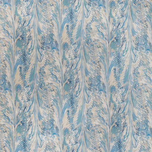 2019114-55 TAPLOW PRINT CAPRI/SKY LEE JOFA Fabrics Drapery Upholstery