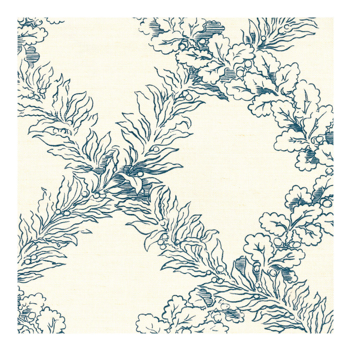 2020138-150 LEAF TRELLIS BLUE LEE JOFA Fabrics Drapery Upholstery