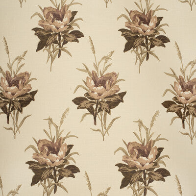 2020143-1016 MELBA FLOWER PLUM/ECRU LEE JOFA Fabrics Drapery Upholstery