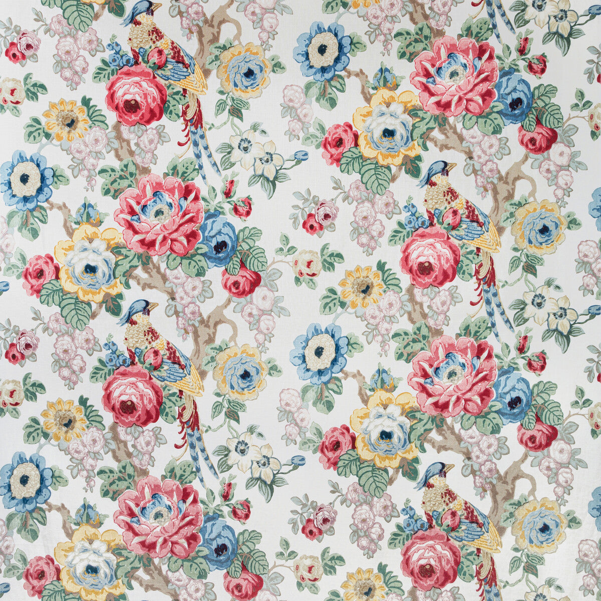 2020181-1945 AVONDALE PRINT ROSE/GOLD LEE JOFA Fabrics Drapery Upholstery