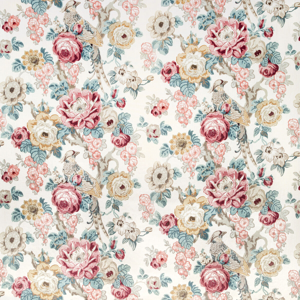 2020181-954 AVONDALE PRINT RUBY/SPICE LEE JOFA Fabrics Drapery Upholstery