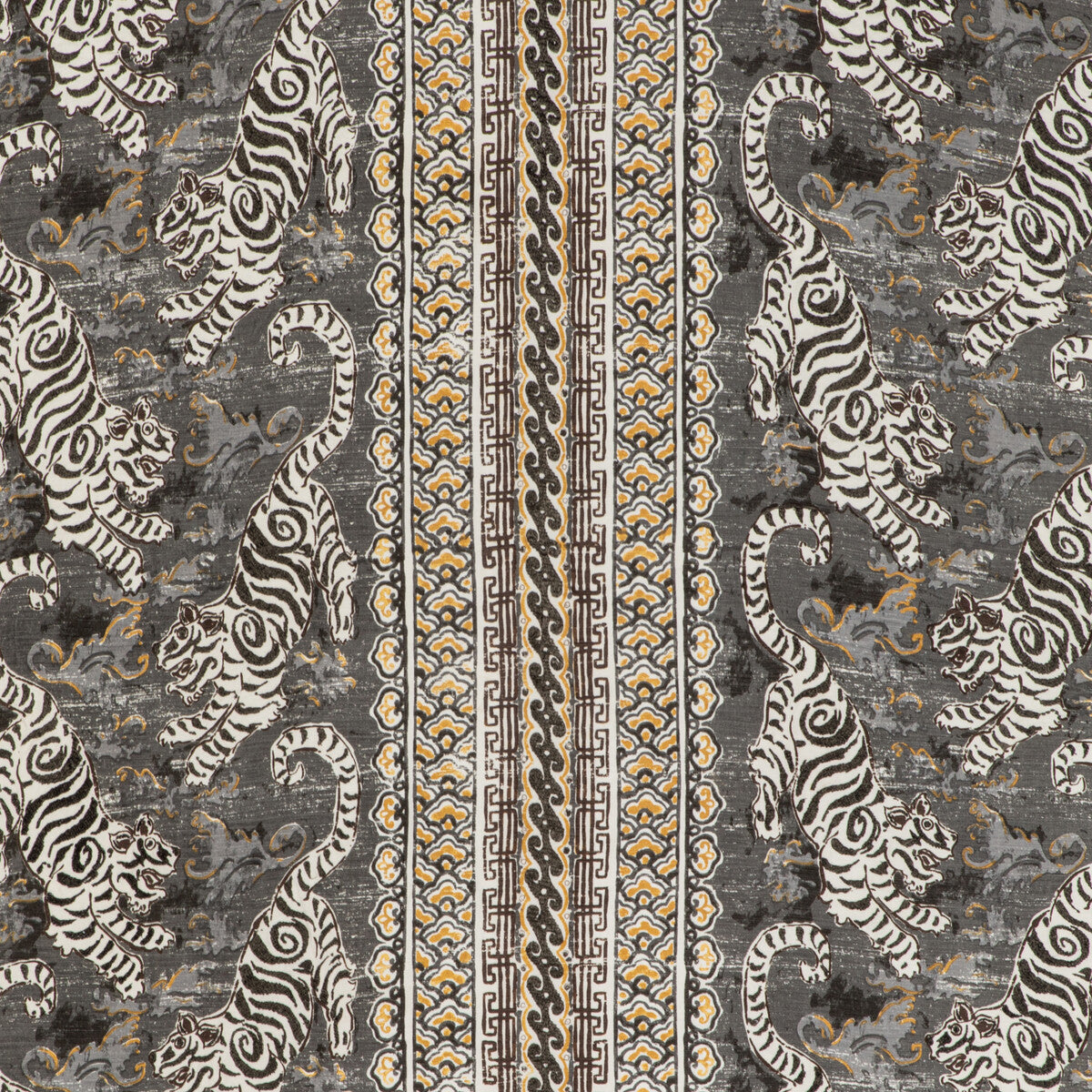 2020197-2146 BONGOL PRINT CHARCOAL LEE JOFA Fabrics Drapery Upholstery