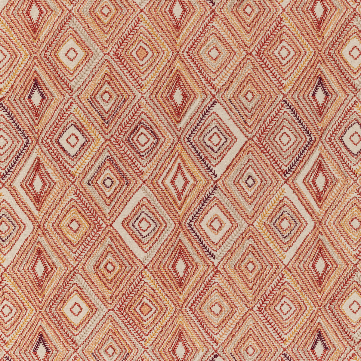 2020208-24 BOWEN EMBROIDERY PAPRIKA LEE JOFA Fabrics Drapery Upholstery