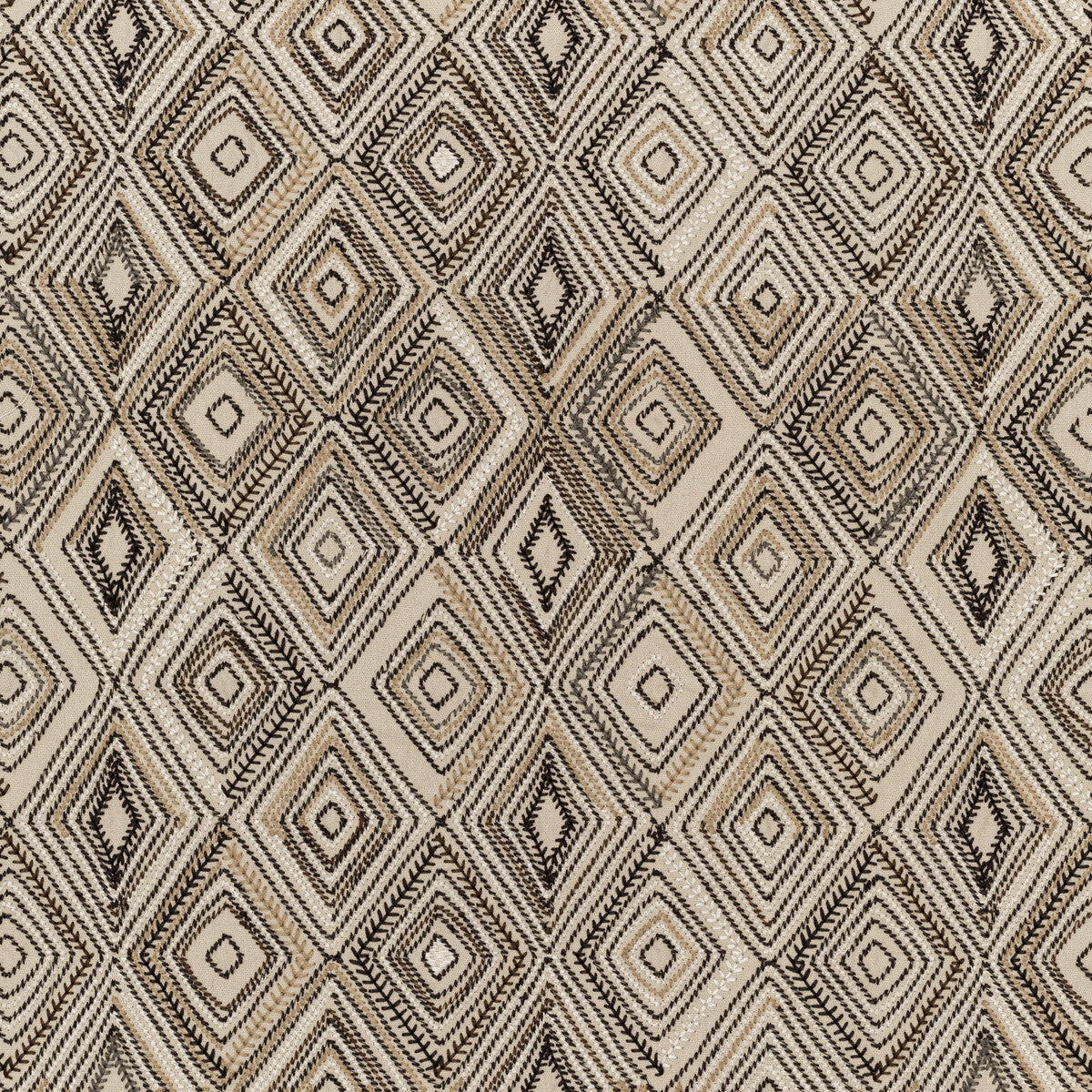 2020208-68 BOWEN EMBROIDERY TOBACCO LEE JOFA Fabrics Drapery Upholstery