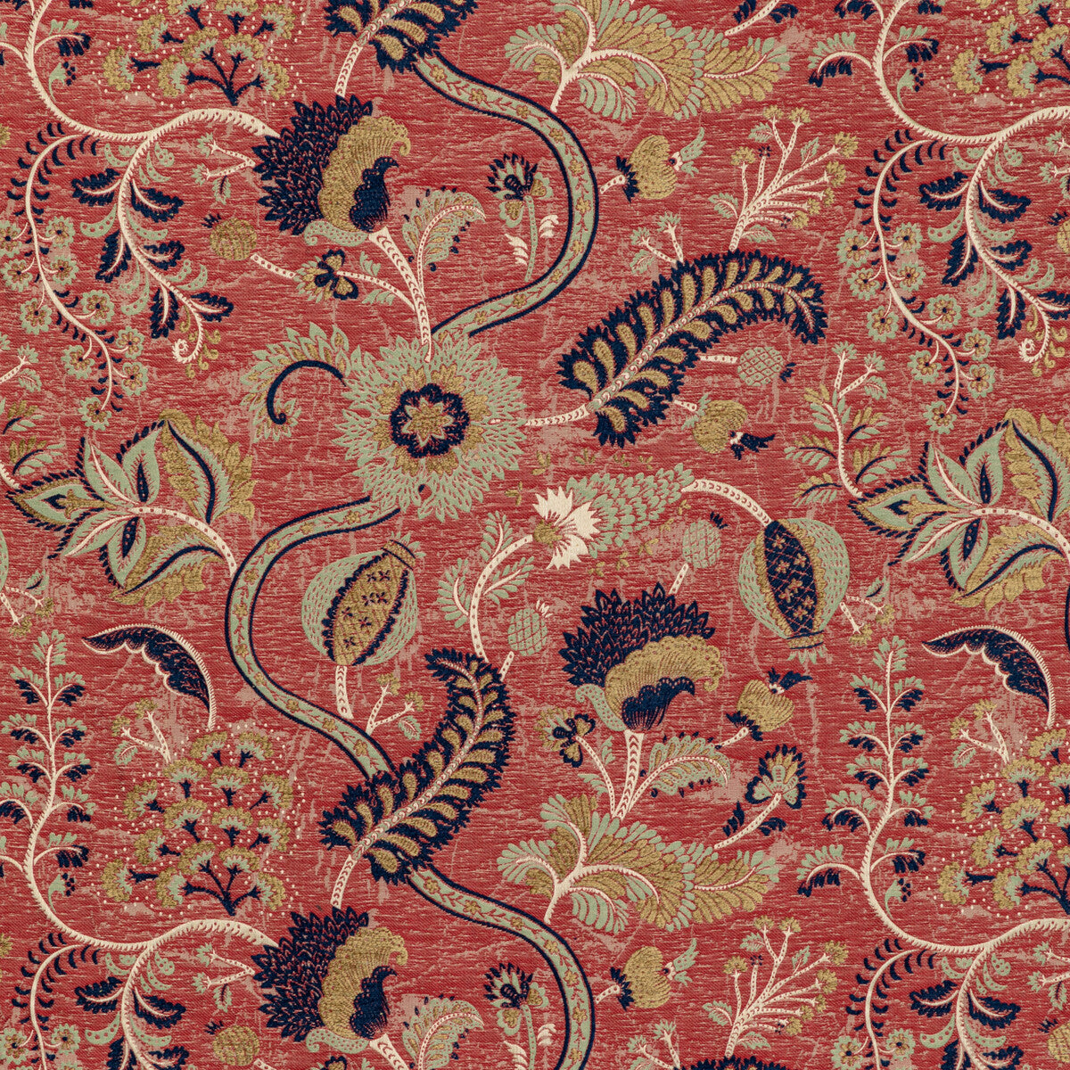 2020213-924 JARDIN BLEU RED/MULTI LEE JOFA UPHOLSTERY
