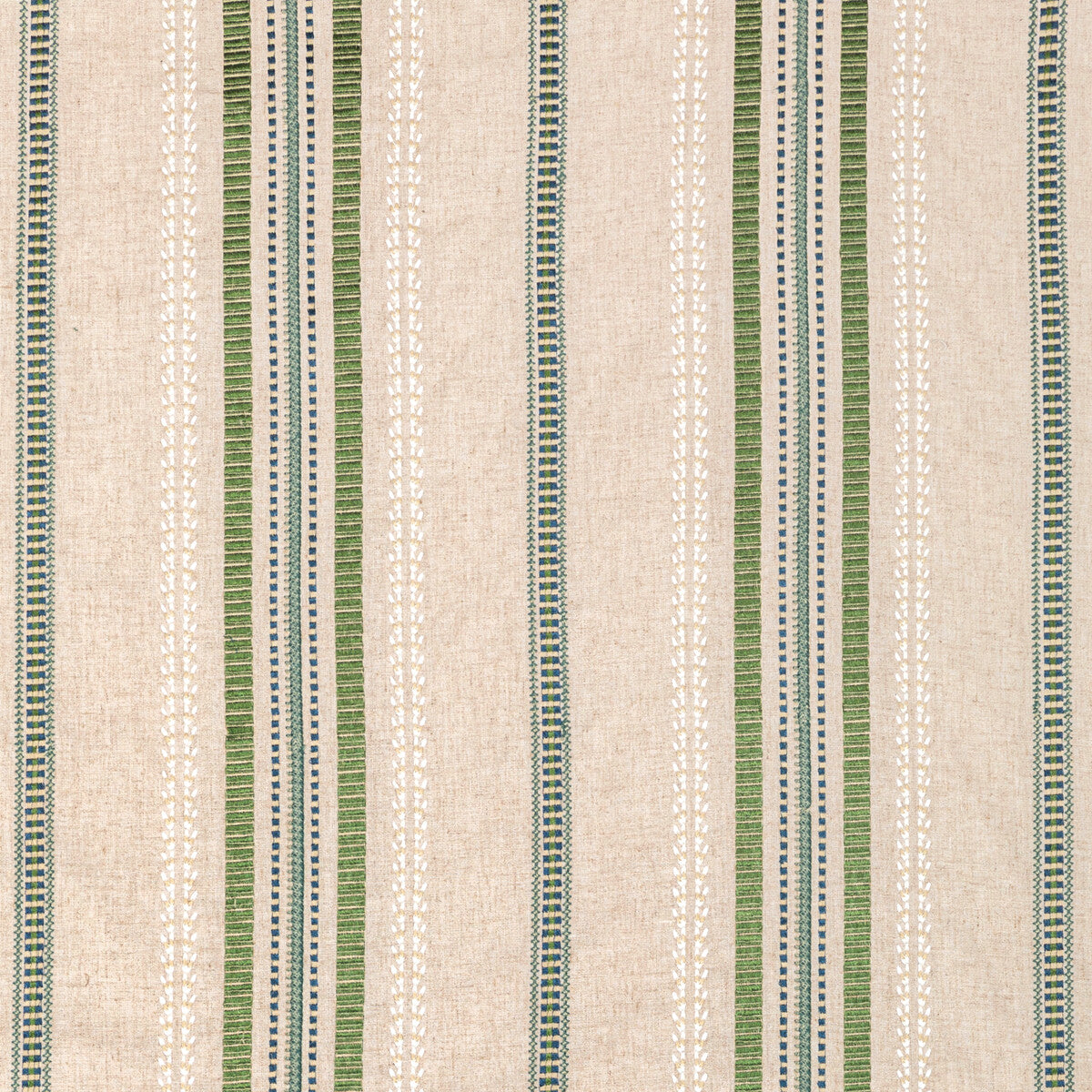 2020223-315 NAUTIQUE EMB GREEN/BLUE LEE JOFA Fabrics Drapery Upholstery