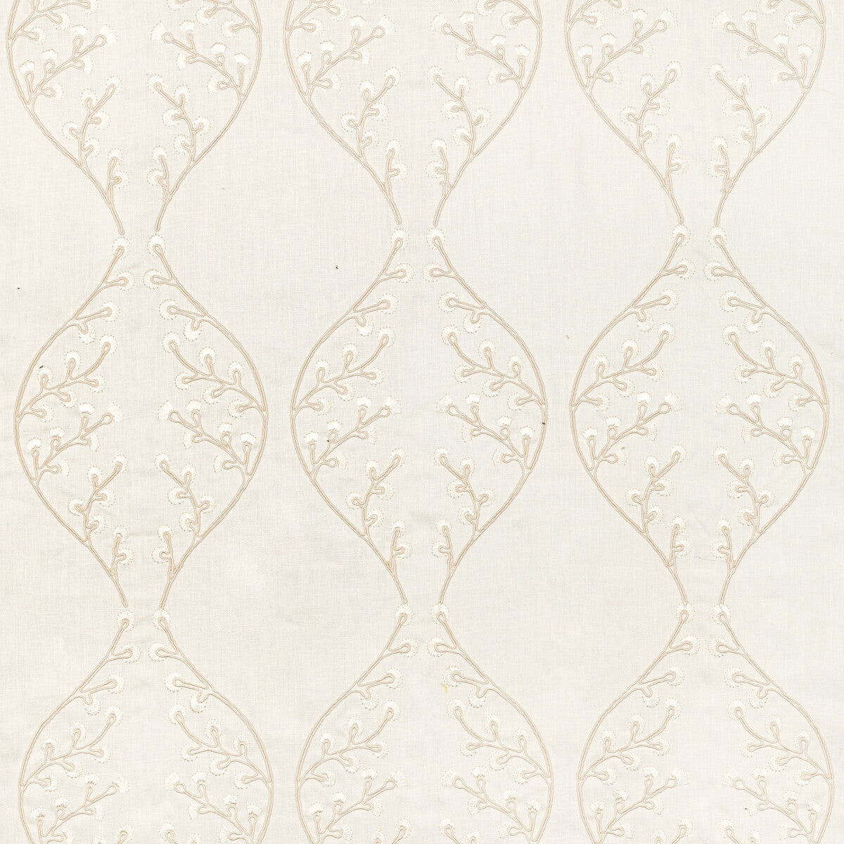 2021129-1 LILLIE EMBROIDERY IVORY LEE JOFA DRAPERY